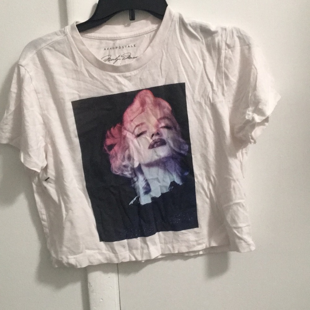 Marilyn Monroe graphic crop top